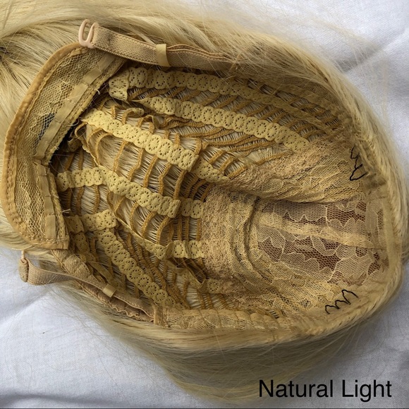 Long Wavy Blonde Wig 28” Center Middle Part - Picture 10 of 14